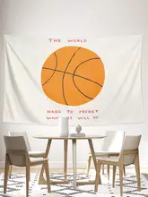 タペストリー 壁掛け ポスター 背景布 縦長 シルクスクリーン風 イラスト ユーモア シュール 奇抜 インテリア