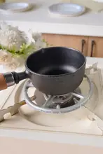 ミニ鋳鉄製たまご焼き器【実用的・油注ぎ機能付き・IH対応】