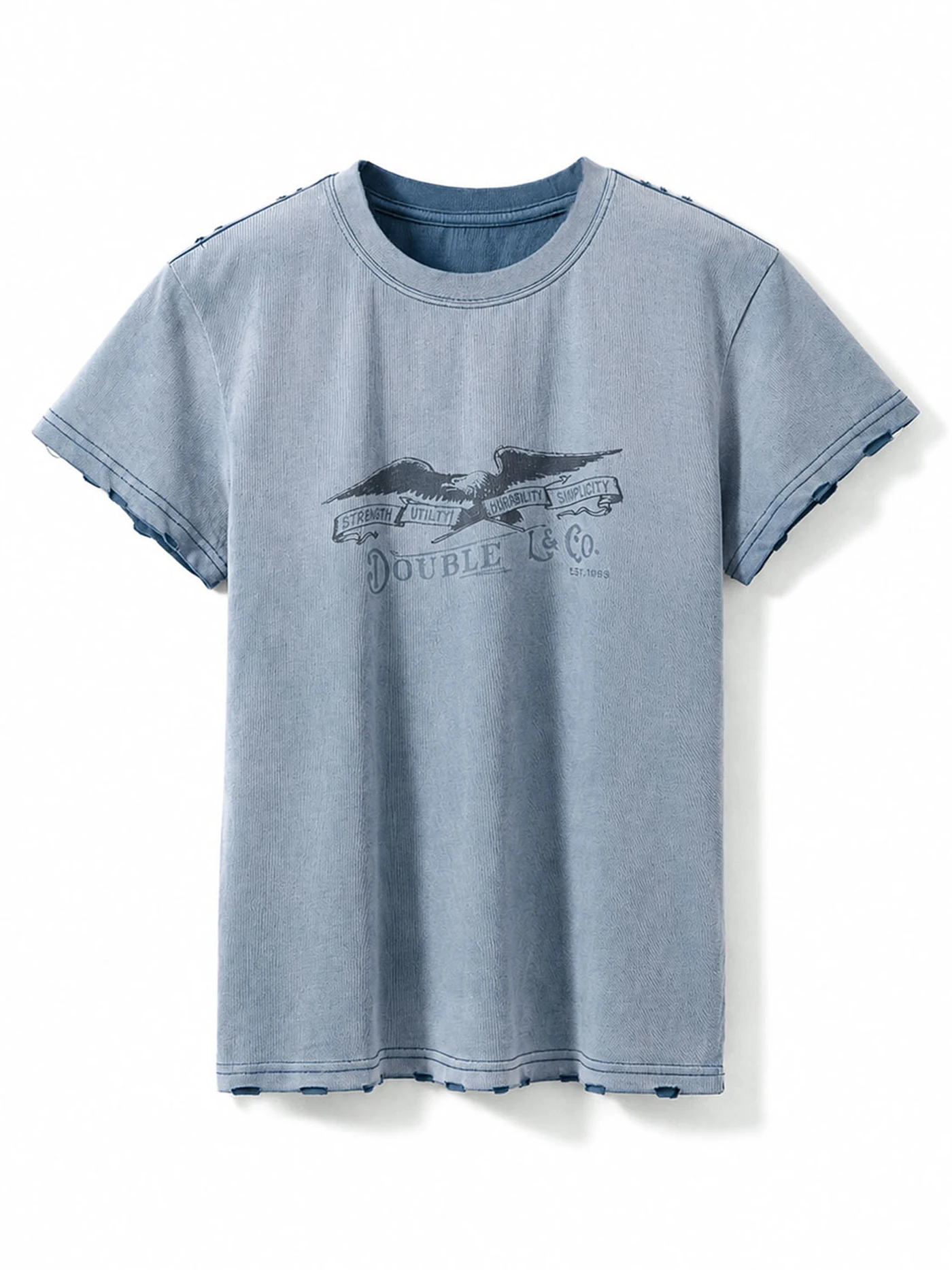 黒Tシャツが色褪せするのを防ぐには？アメリカンビンテージ風のダメージ加工Tシャツが解決する理由
