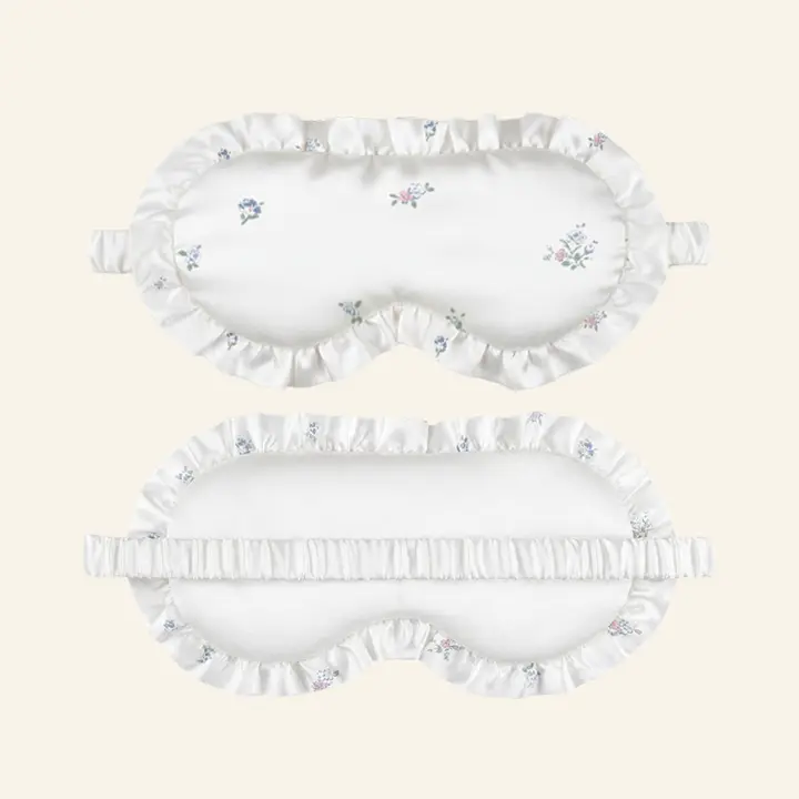 シルク製アイマスク【肌触りが良い・通気性・遮光効果】