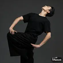 男女兼用 踊り用練習着【ルーズフィット・日常・舞台演出用・ショートスリーブ】