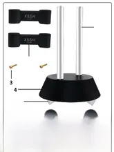 HIFI用 信号線減振スタンド【スピーカー用・音響アクセサリー】