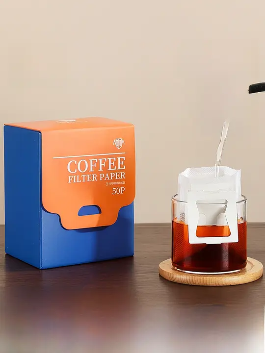 使い捨て掛け耳コーヒーフィルター【ドリップ用・高品質・フィルター紙】