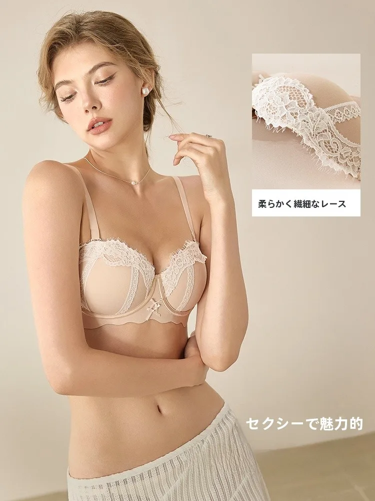 リフトアップバストブラ：レーススタイルで下垂防止を実現する女性向けナイトブラ