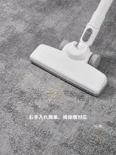 シンプルデザインの異形ラインリビングカーペット【高級感あるフレンチスタイル・クリーム色・洗浄不要・寝室用】