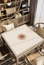 新中式デザインの麻雀テーブルクロス【厚手・吸水性・正方形】