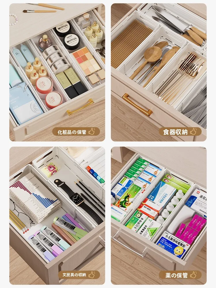 引き出し収納仕切りボックス ドレッサー 収納棚：小空間での効率的収納を実現する多機能ケース