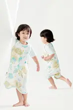 子供用夏用ガーゼパジャマ【薄手・長丈・男女兼用】