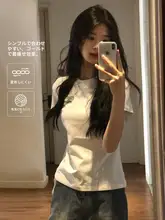 夏用 吸水速乾Tシャツ【女性用・ラウンドネック・通気性・カジュアル】