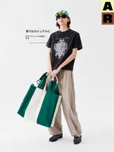 ヴィンテージロックスタイルのルーズフィット半袖Tシャツ【したデザイン・秋用】