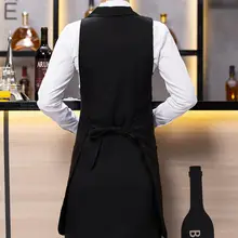秋冬用のレディースサービスエプロン【飲食店向け・フロントデザイン・カフェ・バー】