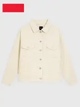 春季新作 オーバーサイズデニムジャケット【コットン製・洗い加工・シンプルデザイン】