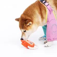 インタラクティブ犬用ロープおもちゃ【発声機能・耐噛み・トレーニング用・小型犬対応】