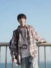 春用 メンズカジュアルチェックシャツ【長袖・フィット】