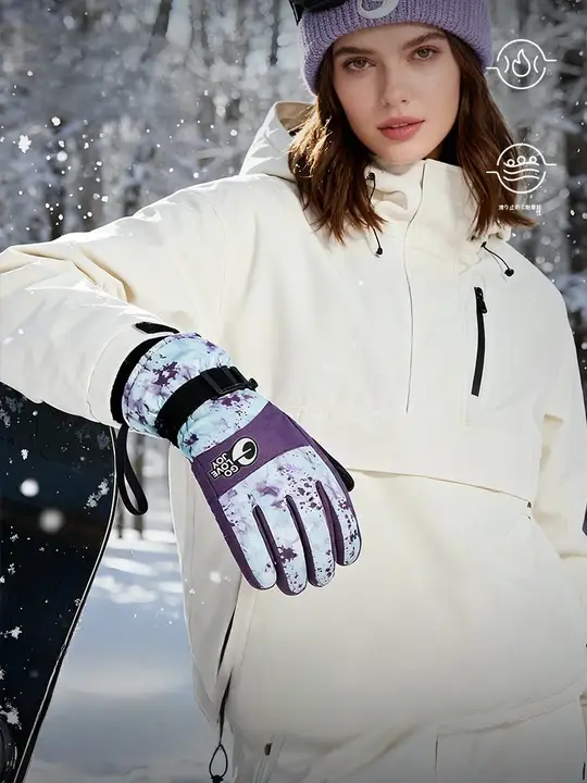 防寒防水スキーグローブ【冬用・加厚・タッチパネル対応】