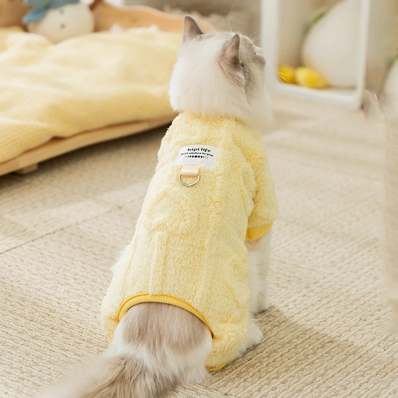 hipidog 猫用秋冬着衣：一人暮らし向けの防毛・保暖型四脚衣の実用性解析