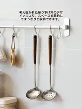 米立 ステンレス製キッチンツールセット【ブラックウォールナットハンドル・大サイズ・お玉・スープ用・鍋用】