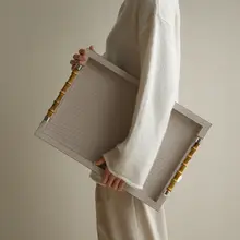 LamomeDeco 高級レザー製 アロマトレイ【化粧品・香水・収納用・リビングインテリア】