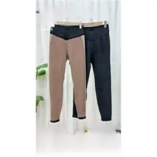 レディース 秋冬用ウール保温パンツ【膝保護・極上の柔らかさ・あったか裏起毛】