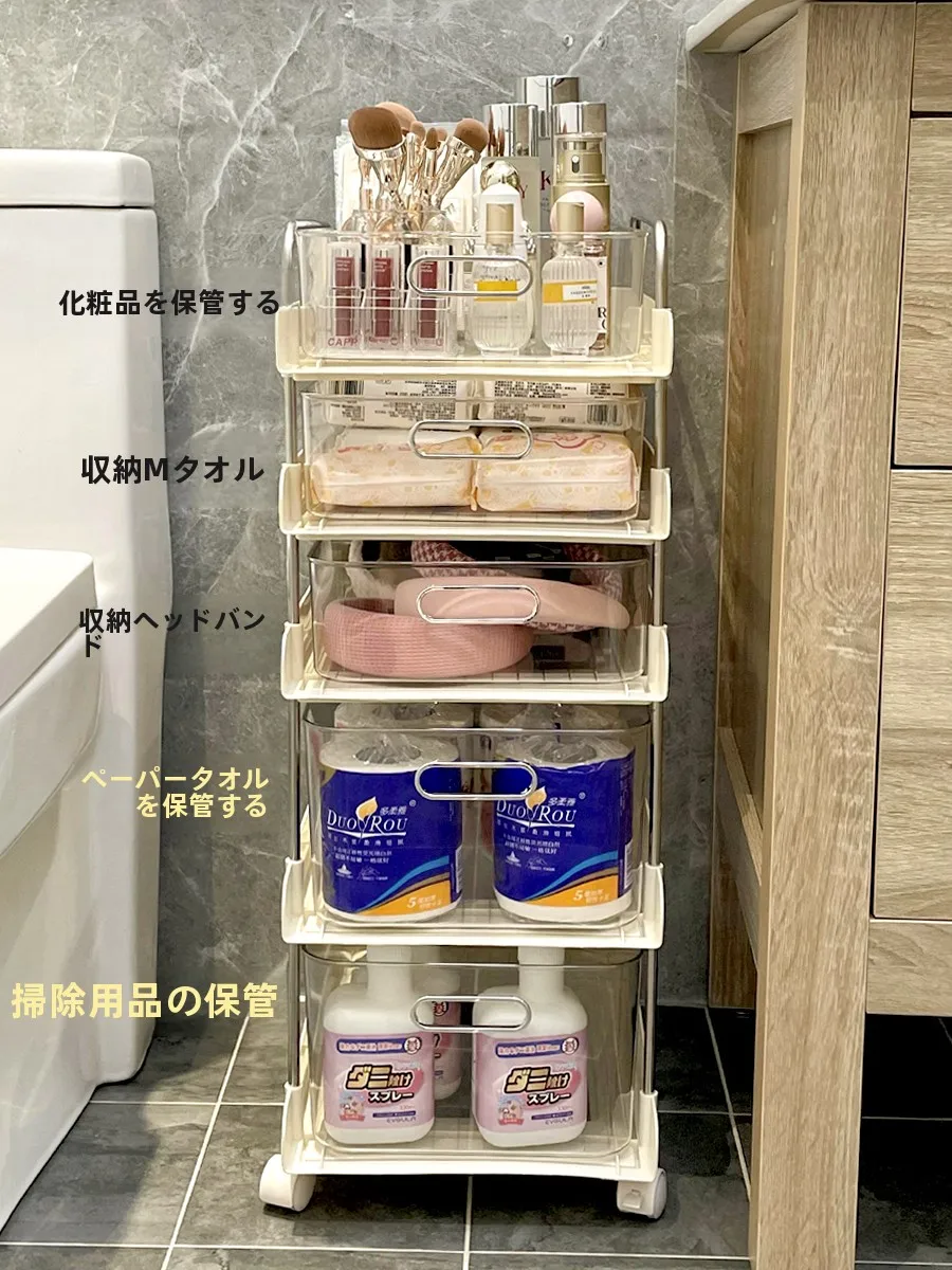 浴室の片付けが楽になる！多層収納キャビネットの選び方って？