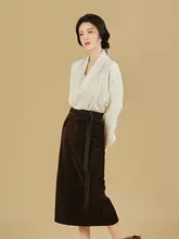 オリジナル漢服 レディース 宋風コート【フライトスリーブ・フレアスカート・バリエーション豊富】（セットアップ対応）