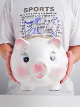 可愛らしい豚の貯金箱【貯蓄専用・男女兼用・子供向け】