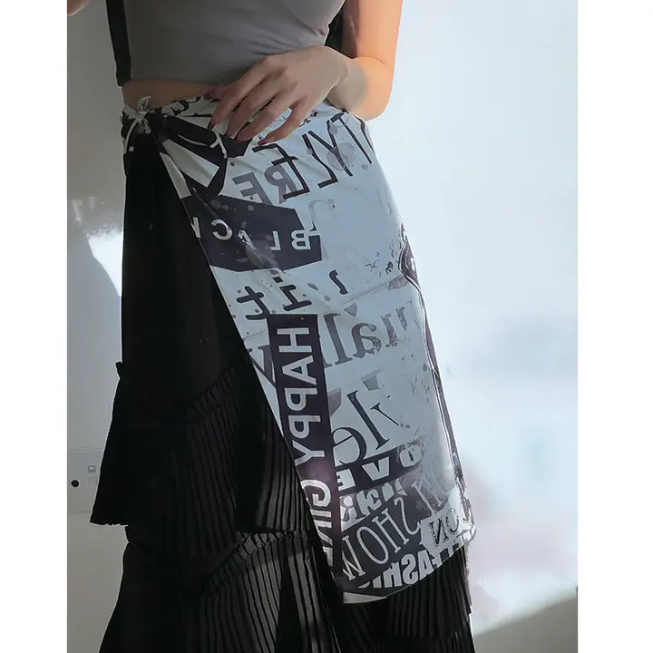 アメリカンヴィンテージ風 スカーフ【女性用・夏用・コットン】