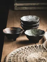 陶磁器製 小さめの和風小皿【調味料用・レトロデザイン】