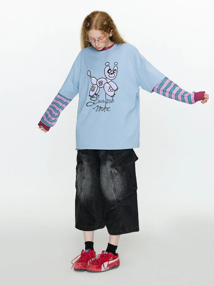 ダボtシャツをどう選ぶ？パステルカラーの小犬プリントが夏のカジュアルを救う理由