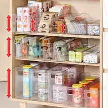 透明デスクトップ整理ボックス【キッチン・無垢板製・収納バスケット】