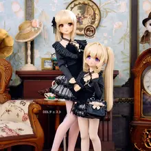 BJD人形用衣装【日常使い・カジュアルスタイル・三分丈】（セットアップ対応）
