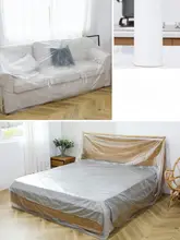 家具保護用使い捨て防塵シート【ソファ・ベッドカバー用・家庭用】