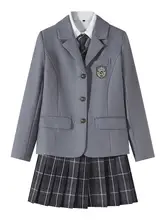 秋冬用 学院風ジャケット【小柄向け・日系デザイン・ダブルブレスト】（セットアップ対応）
