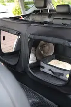 ペット用車載キャットハウス【防毛・防汚・犬用ケージ・軽量・便利】