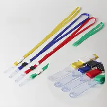 防水ハードプラスチック製ネームカードケース【高級感・透明・ストラップ付き】