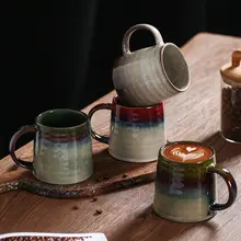 高級感ある陶器製カフェマグカップ【ペア・家庭用・高いデザイン性】