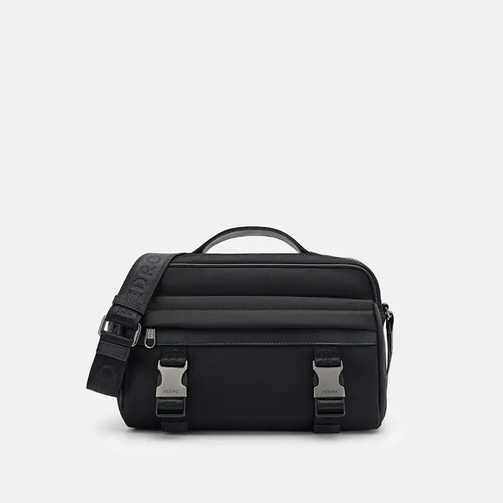 軽量ショルダーバッグ【ファッション・メンズ・サイドストラップ・ジッパー】