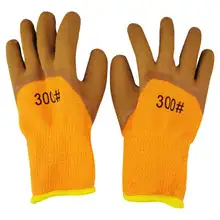 冬用 耐磨加工の作業用手袋【加熱裏地・軽量・防寒・通気性】