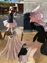 春夏新作 エラスティックウエスト Aライン中長丈スカート【ドレープデザイン】