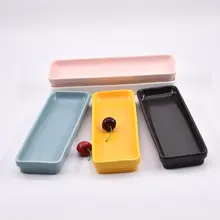 陶製デザートプレート【洗練されたデザイン・寿司皿・家庭用】
