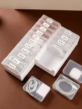 充電ケーブル整理ボックス【透明収納・アクセサリー用・分割トレー付き】