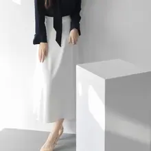 春用 フレアスカート【高腰・Aライン・通勤スタイル・中長丈】