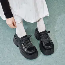 パンプス レディース 厚底 ブロックヒール カジュアル 着回し 身長アップ 秋