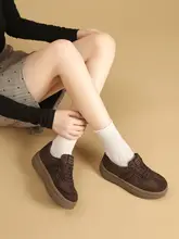 厚底トレーニングシューズ【レディース・カジュアル・秋用・シンプルデザイン】