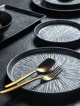 皿 西洋料理 家庭用 食事用 創造的 陶器 北欧のレトロ