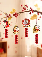 かわいい馬の壁掛け飾り【新年の装飾・ミニ盆栽風】
