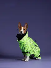 犬用レインコート【秋冬用・全身カバー・防水・フリースライニング】