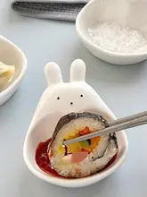 小皿 取り皿 うさぎ おしゃれ インスタ映え 陶器 ソース皿 薬味皿 「JOJO'S L. PD.oil.」