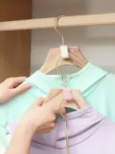 多機能スタッキング衣類フック【省スペース・クローゼット用・家庭用】