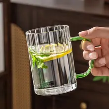 高級感ある耐熱ガラス製マグカップ【おしゃれで実用的・家庭用・男女兼用】（セットアップ対応）